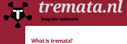 Tremata.nl design